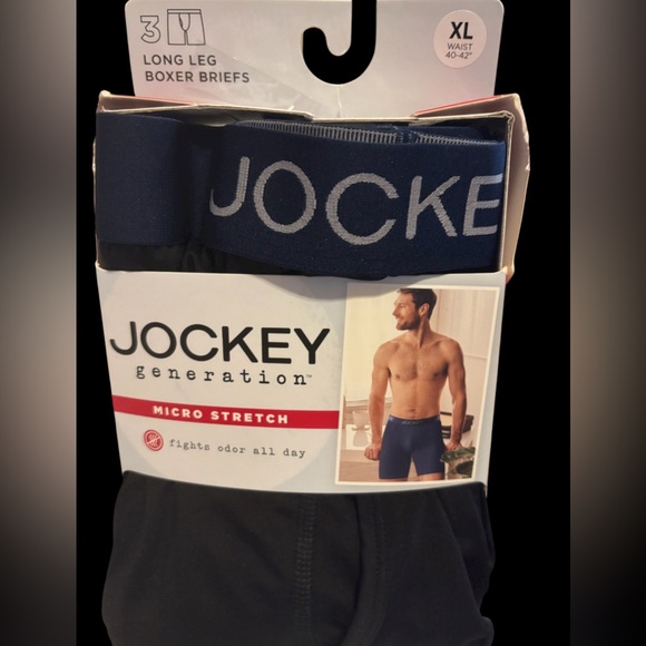 NEW: size XL (3) Generation Micro Stretch Boxer - Navy and Black and Grey - Picture 1 of 5